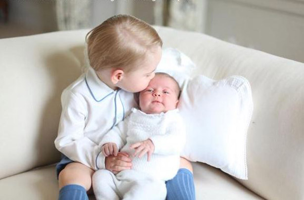 Prince George and Princess Charlotte