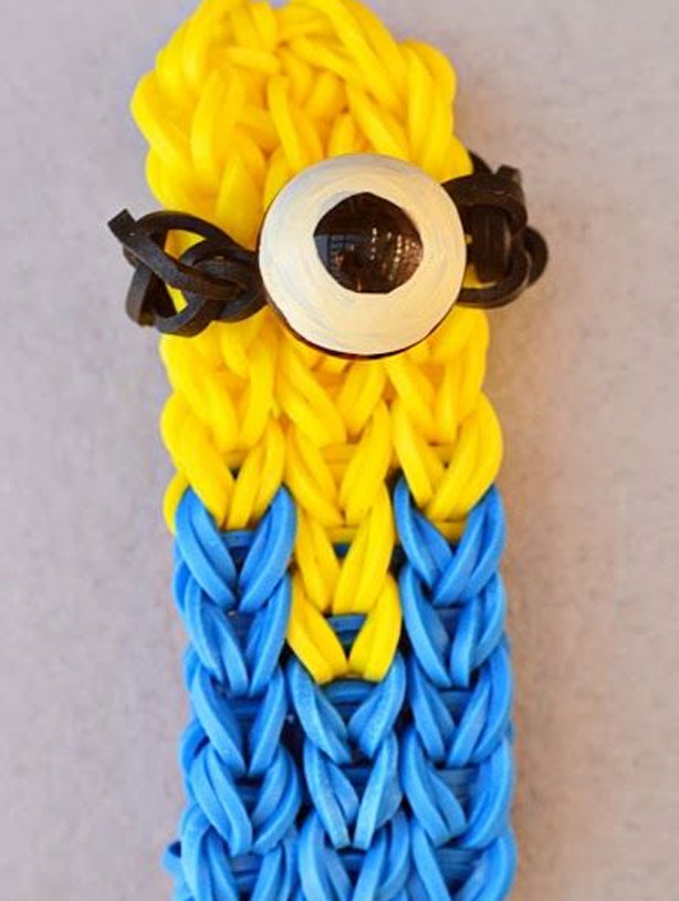 Loom band ideas: Loom band Despicable Me minion