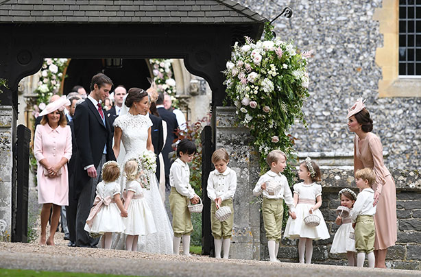 Prince George Princess Charlotte Pippa wedding