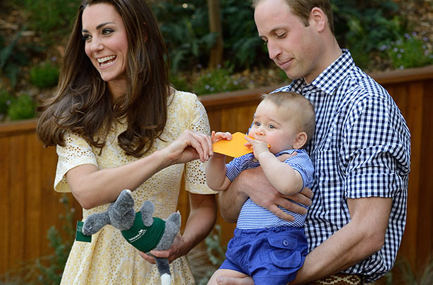 Prince George in Australia 2014