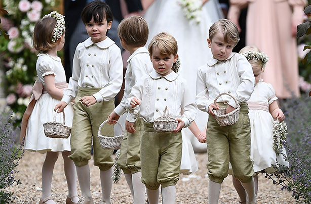 Prince George Princess Charlotte Pippa wedding