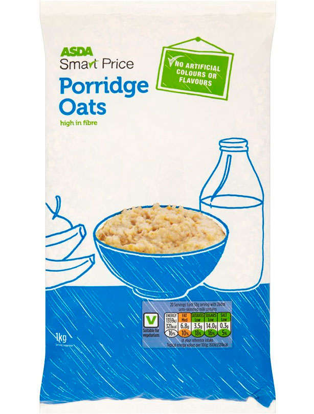ASDA Smartprice Porridge Oats