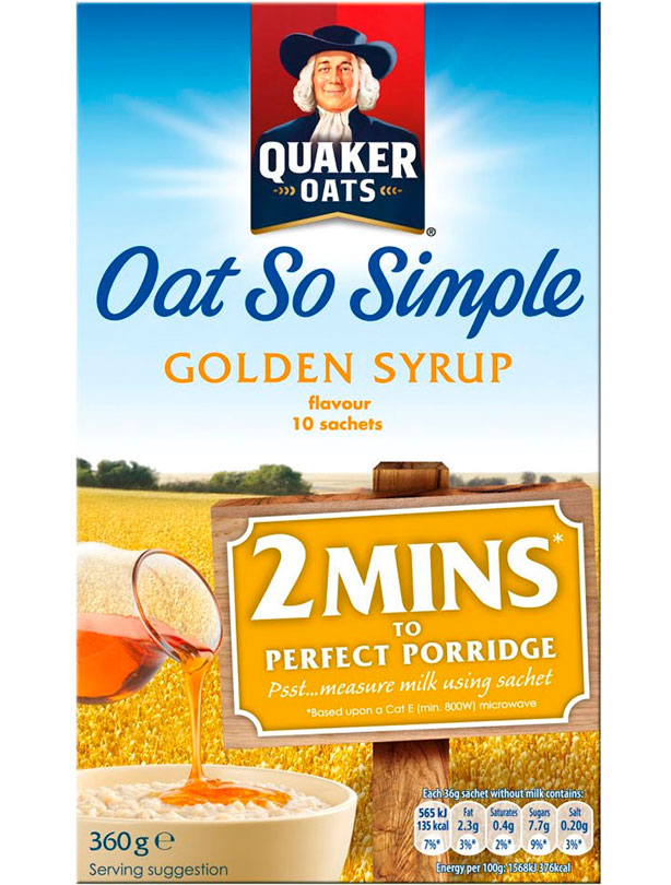 Quaker Oat So Simple Golden Syrup