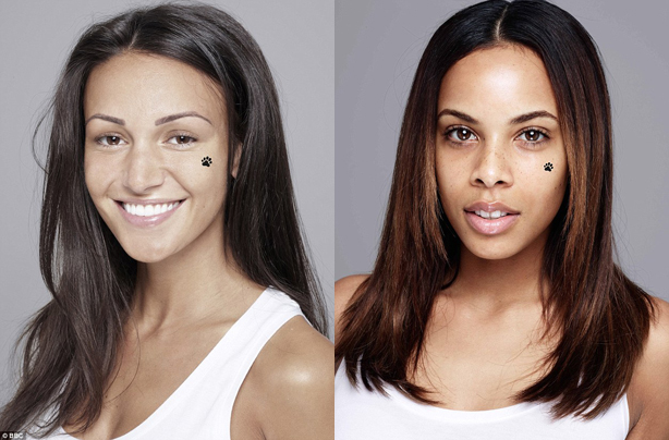 Michelle Keegan and Rochelle Humes