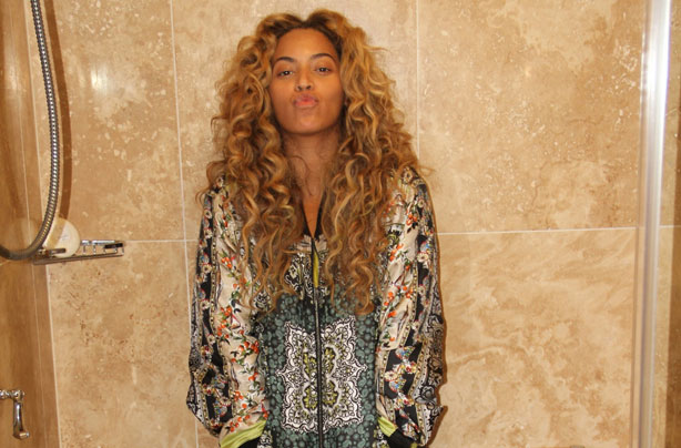 Beyonce with no make up 2013