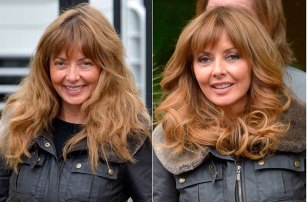Carol Vorderman without make-up