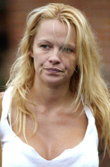 Pamela Anderson, celebrity, no make-up,