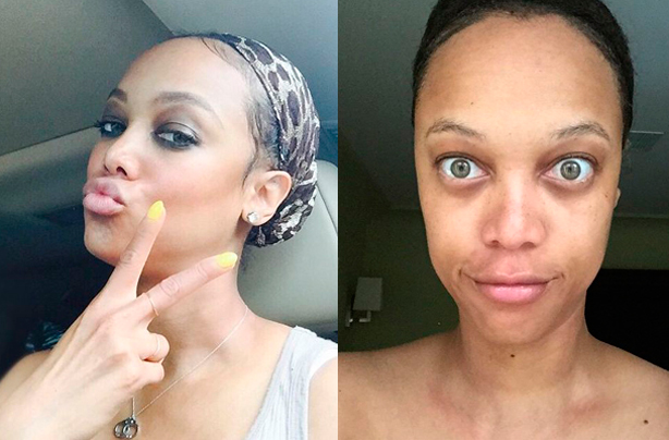Tyra Banks without make up