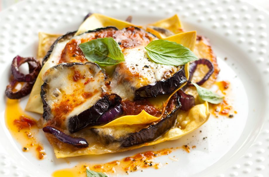 Open Mediterranean lasagne