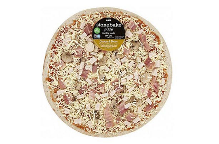 Asda Deep Pan Chicken And Bacon Pizza: 7/10