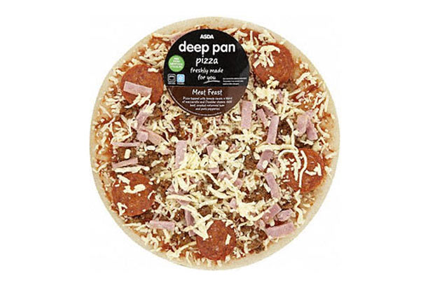 Asda deep pan meat feast