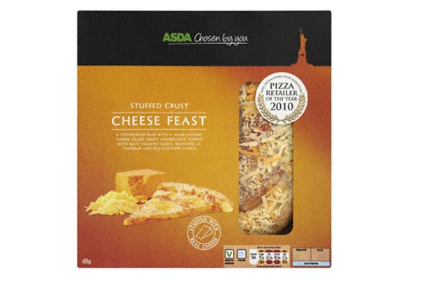 Asda stuffed crust cheese feast