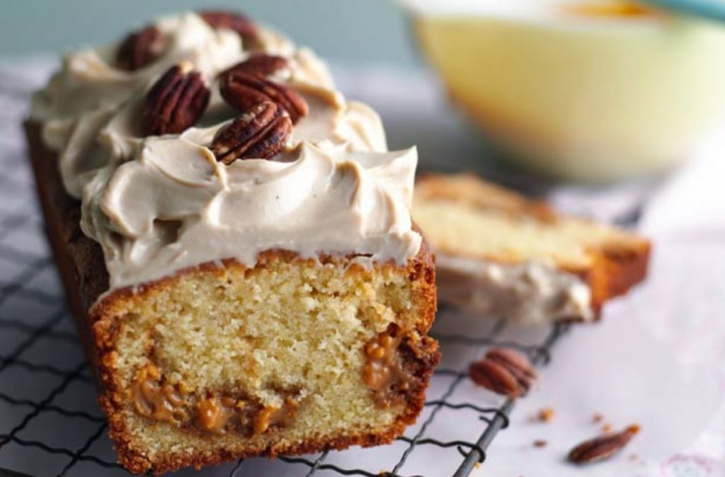 Caramel Swirl Loaf Cake Dessert Recipes GoodtoKnow