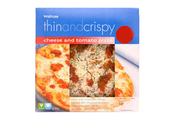Waitrose cheese and tomato pizza