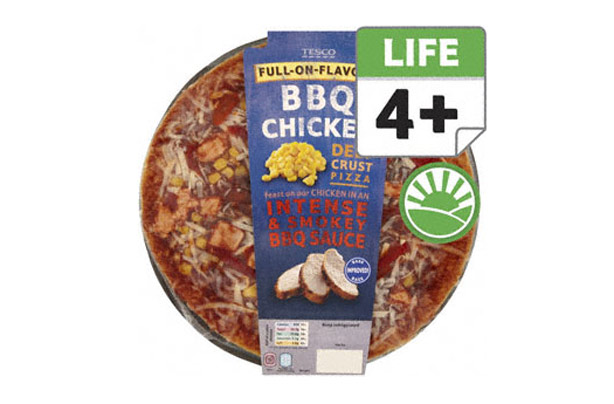 Tesco BBQ pizza
