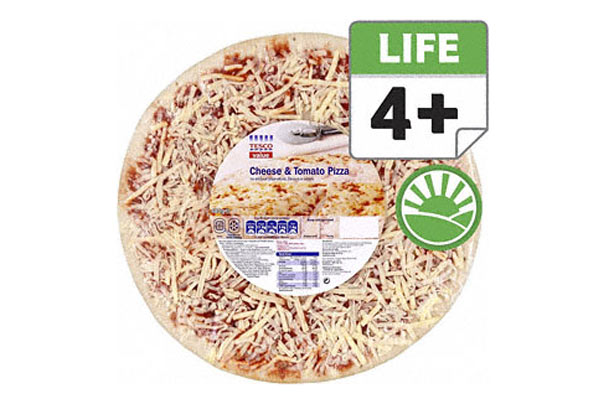 Tesco value pizza