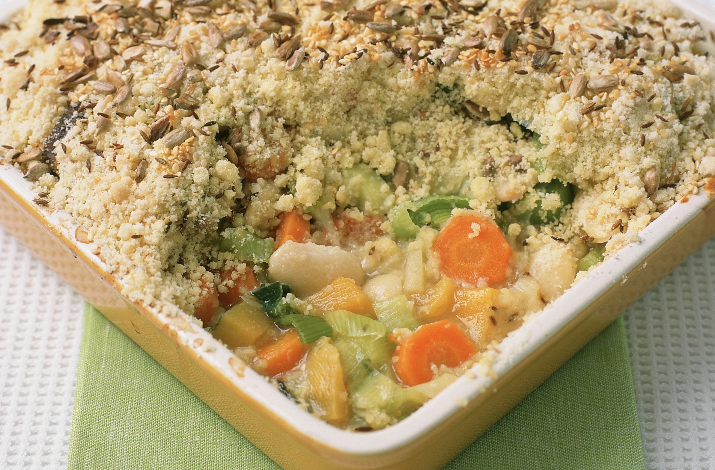 Vegetable crumble