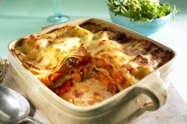 Roast vegetable lasagne