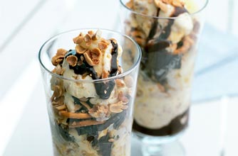 Bill Granger's chunky monkey parfait