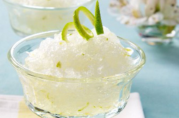 Lime granita