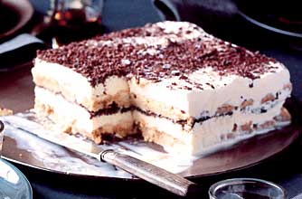 Bill Granger's tiramisu ice cream cake