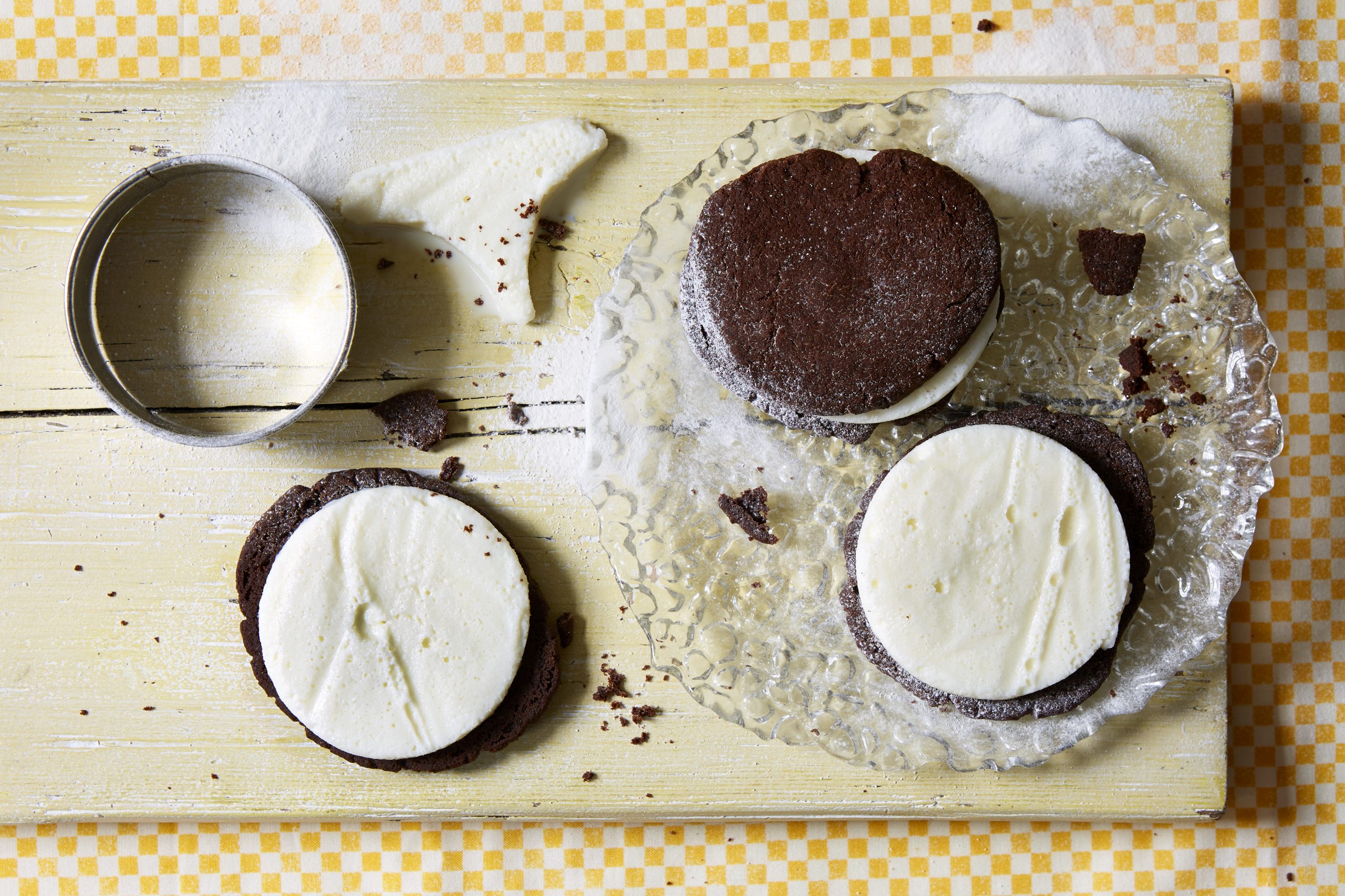 Oreo ice cream sandwiches