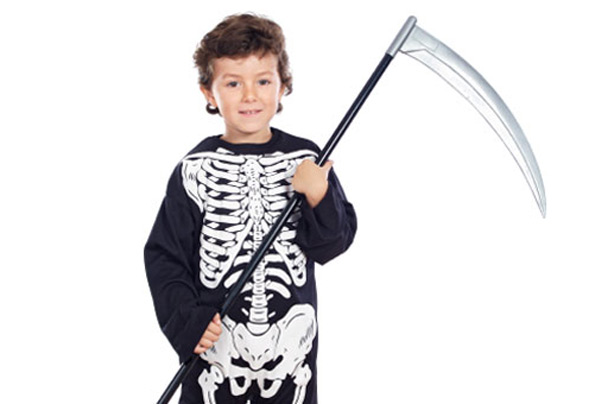 Make your own Halloween costumes: Skeleton costume
