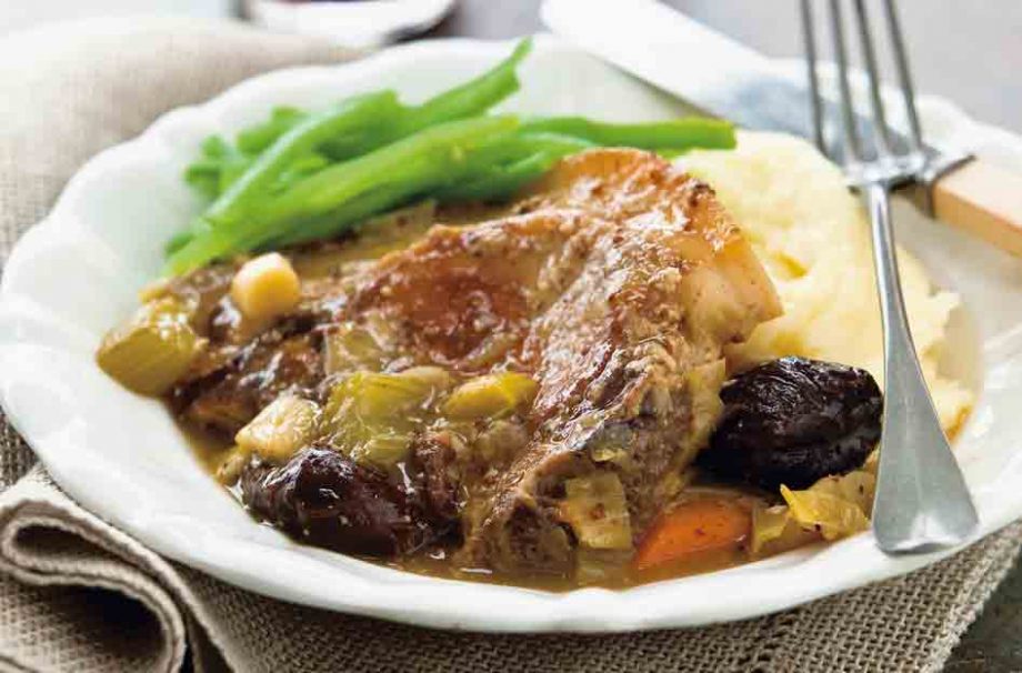 Port and prune casserole