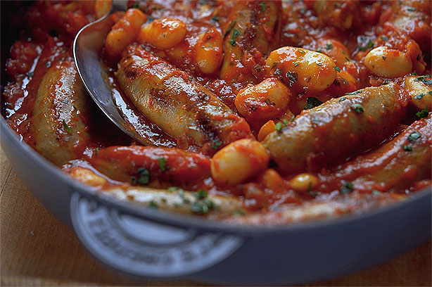 Sausage and bean stew recipe
