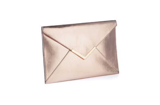 Metallic Envelope Clutch, £20