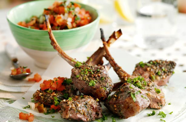 Slimming World's garlic and herb lamb lollipops