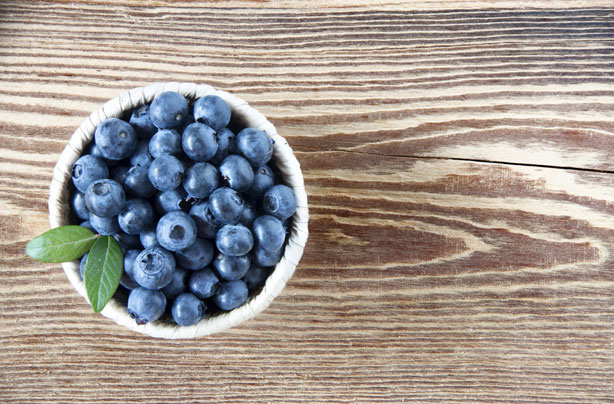 Healthy snacks: Blueberries