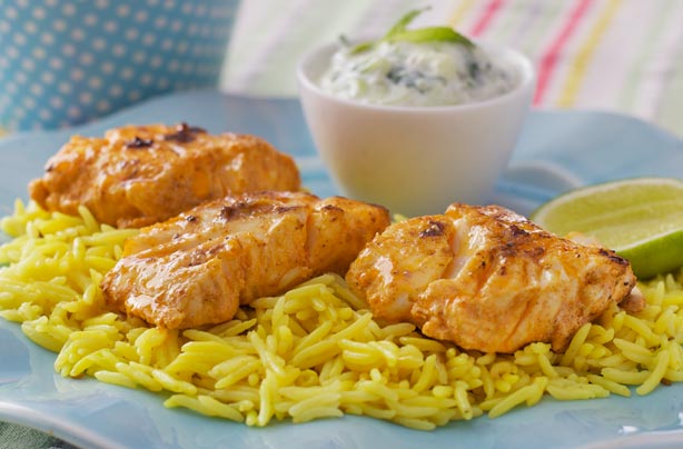 Tandoori fish bites