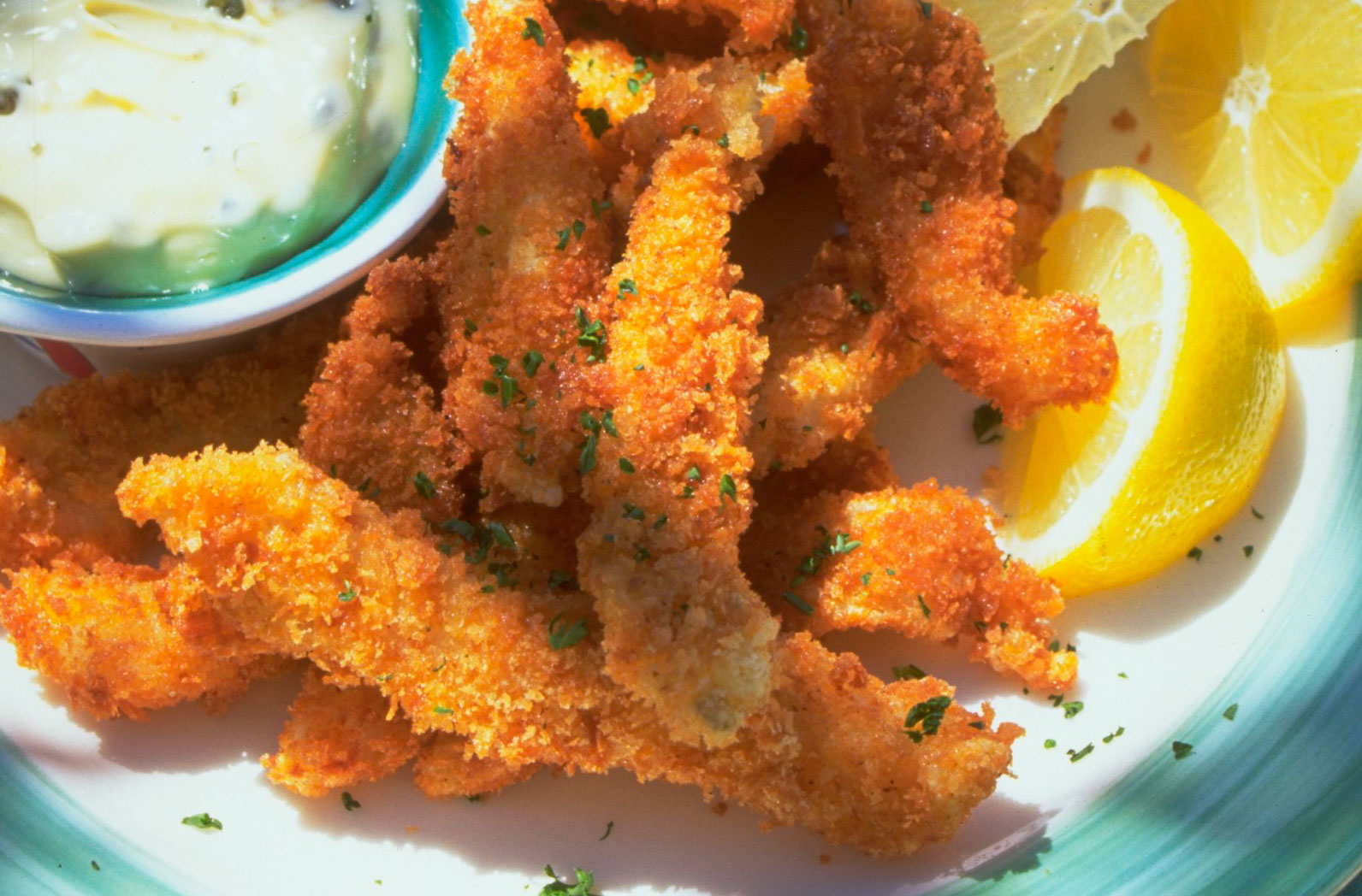 Gordon Ramsay's lemon sole fish goujons