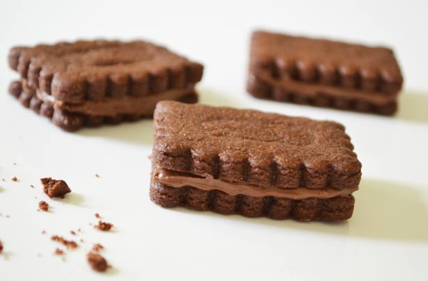 Homemade Bourbon biscuits