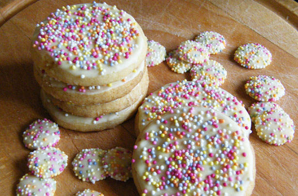 Jazzy shortbread biscuits