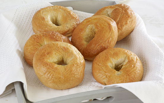 Breakfast in bed ideas: Bagels