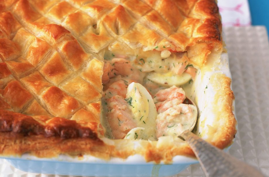 Luxury fish pie