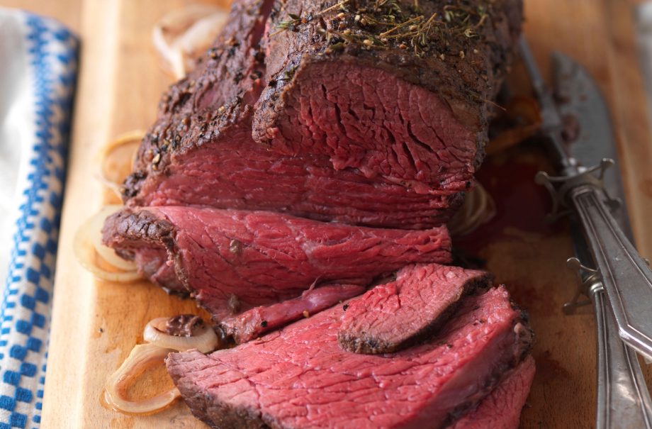 Mustard and thyme roast beef