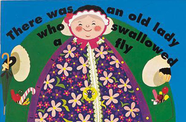 children's books, kid's books, The Old Lady Who Swallowed A Fly