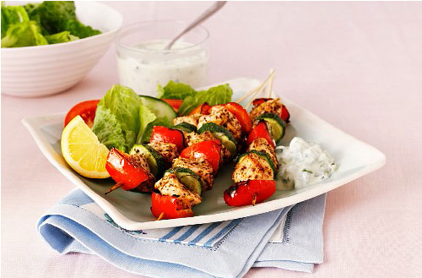 Thai-style chicken skewers