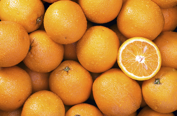Oranges, fruit, how to get rid of cellulite