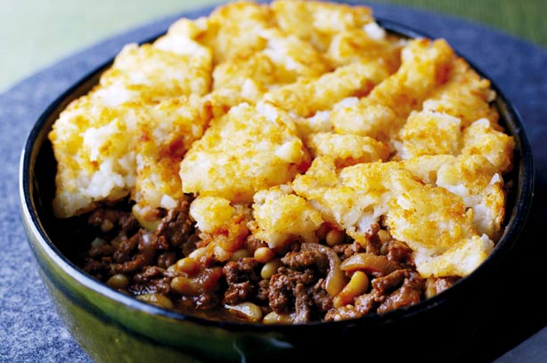 Cottage Pie with Hash Browns