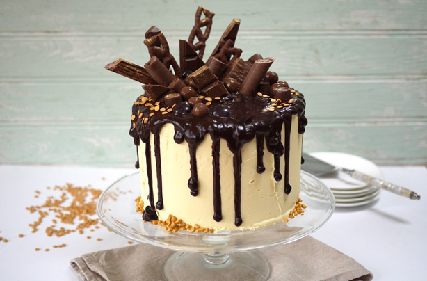 Chocolate explosion drip cake