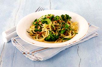 Gino D'Acampo's zesty broccoli and courgette spaghetti recipe