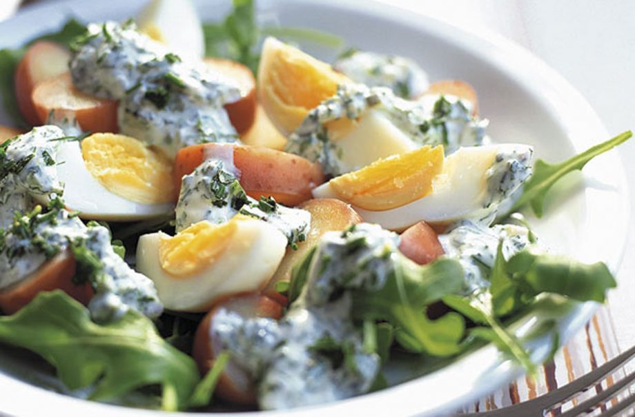 Potato and egg salad