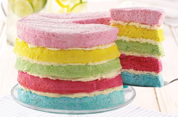 Rainbow-cake
