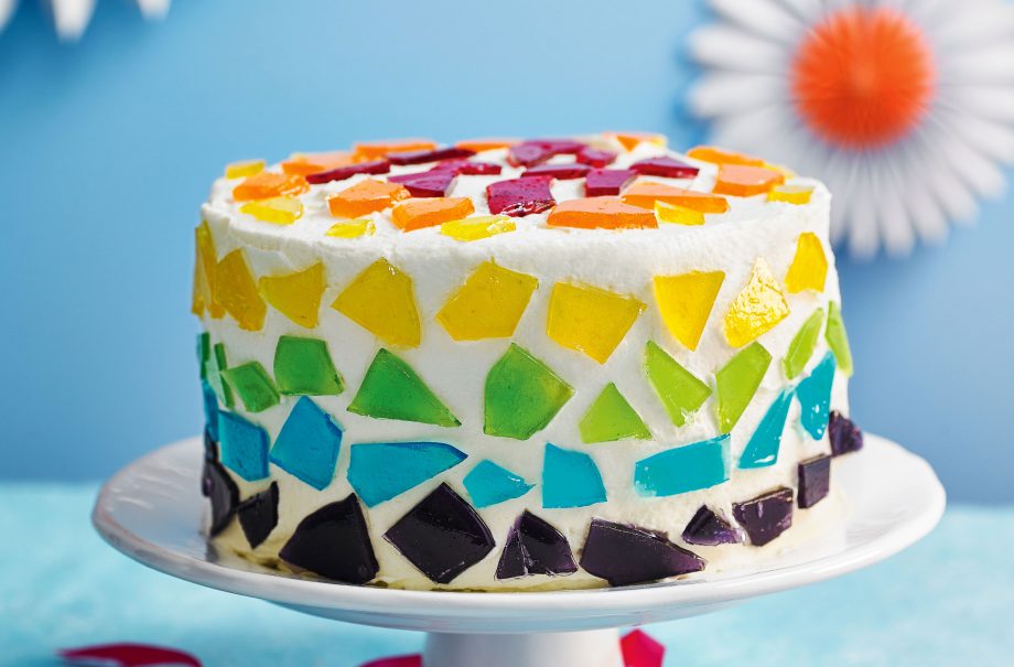Stained glass cake