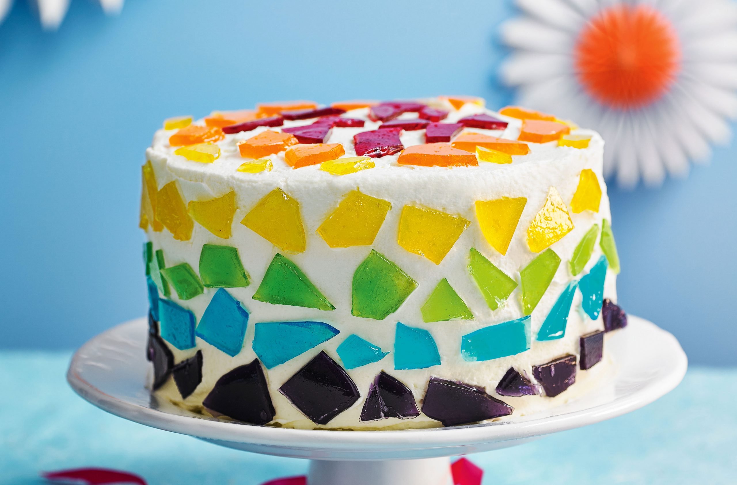 Stained glass cake