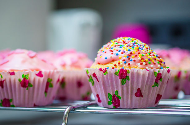 Vanilla and milk cupcakes
